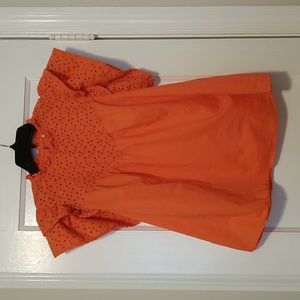 A New Day Orange Top Size L.